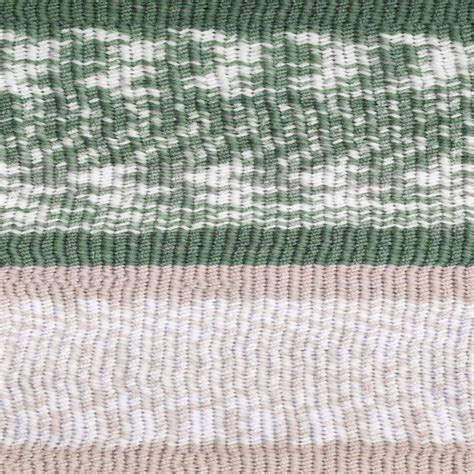 Lion Brand Wool Ease Fair Isle 205 Beige/Olive Acrylic and Wool